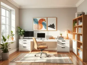 Jak stworzyć ergonomiczne biuro w domu