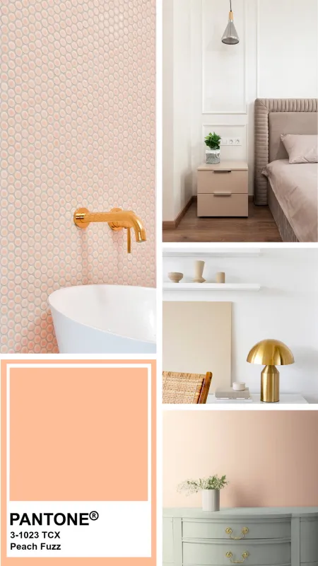 Peach Fuzz jako nadchodzący trend: Jak Łączyć Tę Barwę z Innymi Kolorami i Wzorami? Raw Decor radzi!